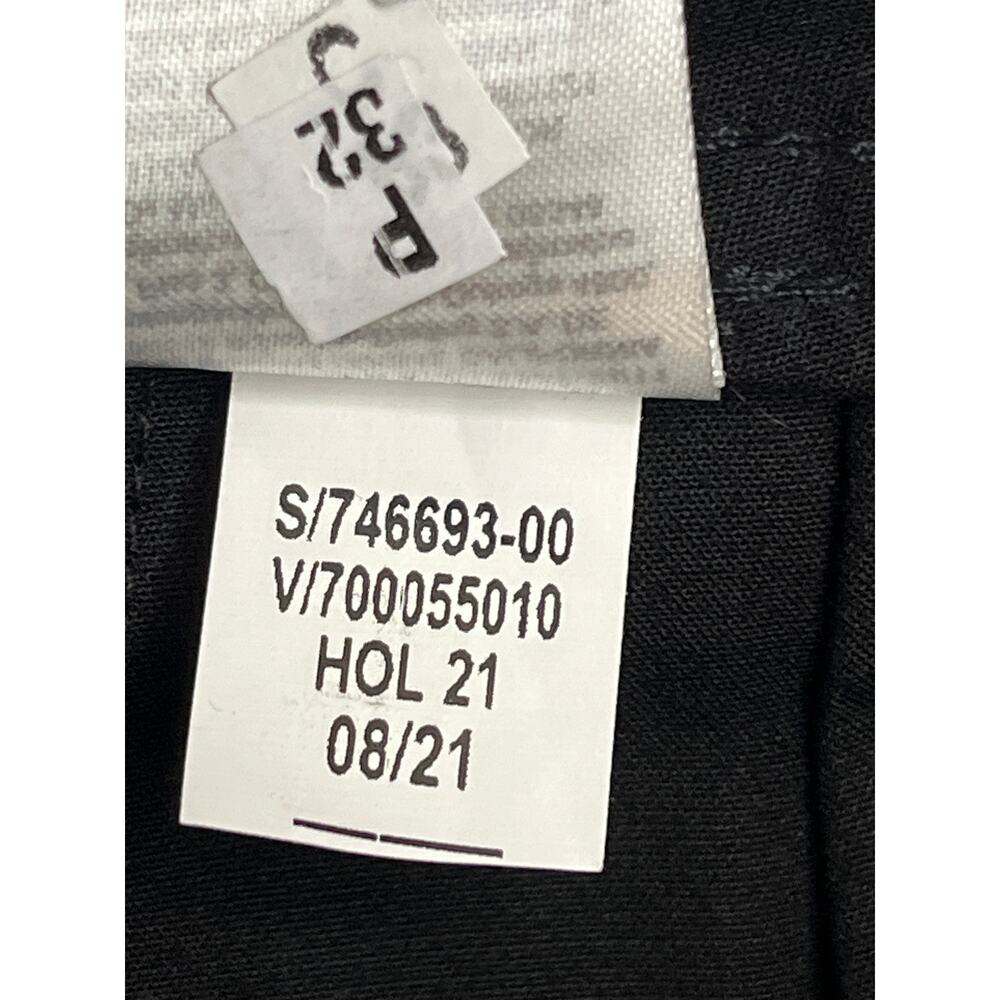 Banana Republic slim refined stretch cargo belted black pants, size 4 - Picture 13 of 14